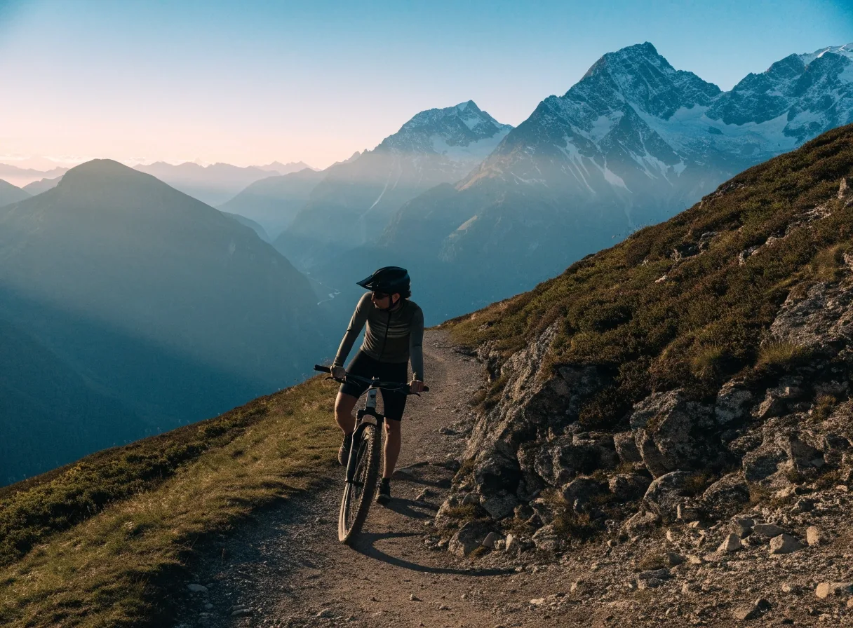 Wanderin prüft eine topografische Papierkarte am Rand einer Forststraße in den österreichischen Alpen